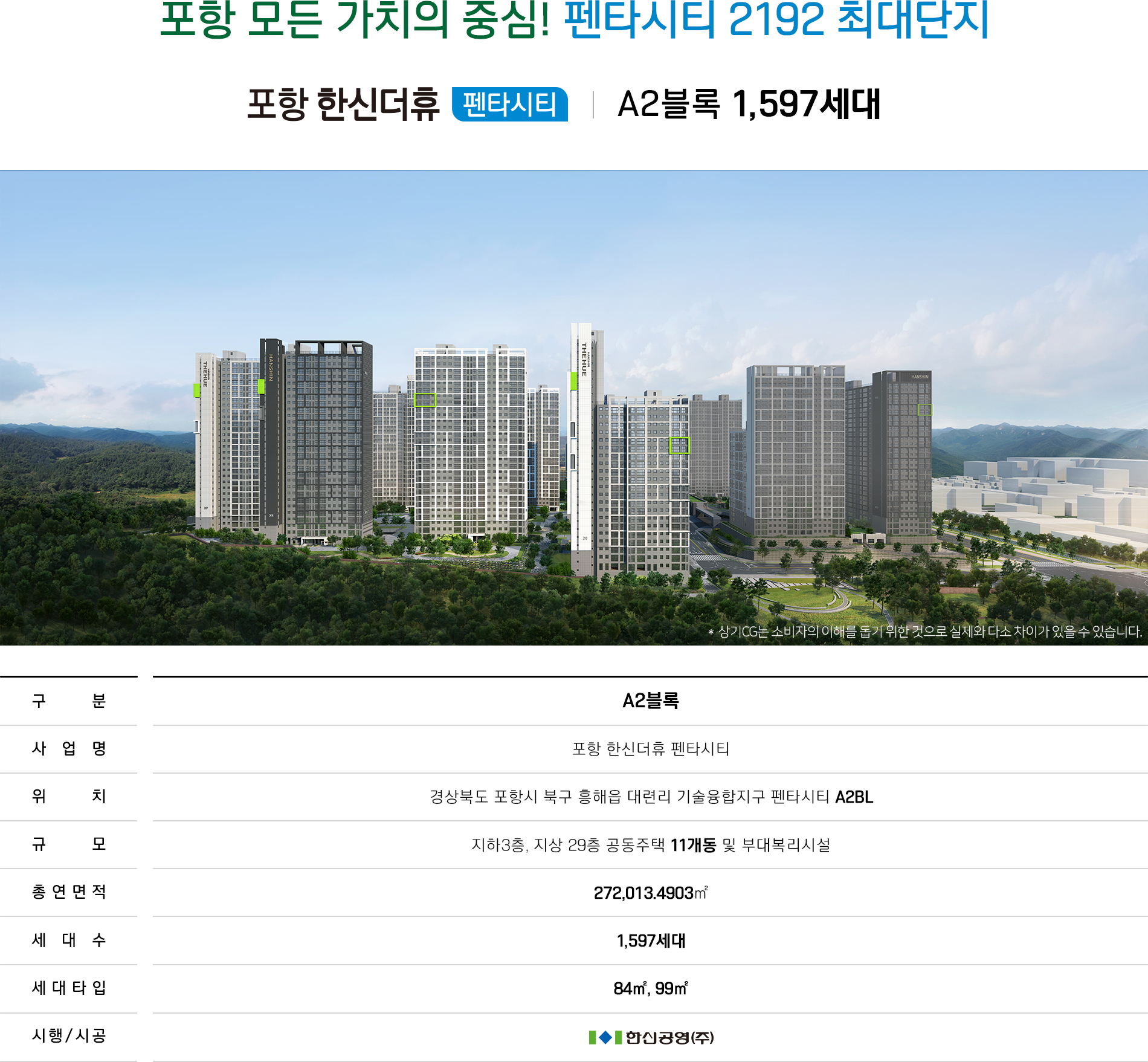 펜타시티 한신더휴 A2BL