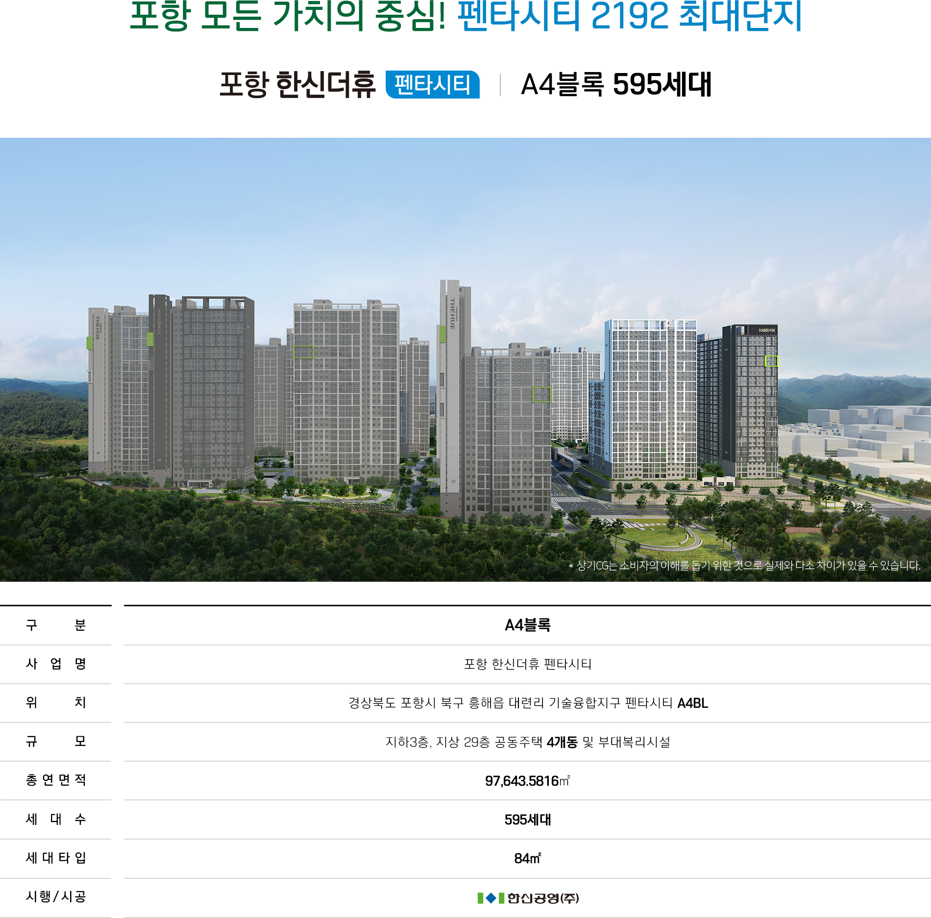 펜타시티 한신더휴 A4BL